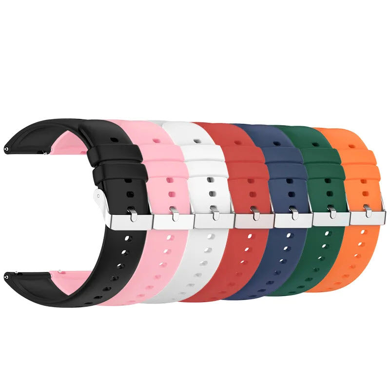 Universal Silicone Quick Release Wristwatch Band - 20mm/22mm