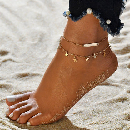 Boho Anklet Stack