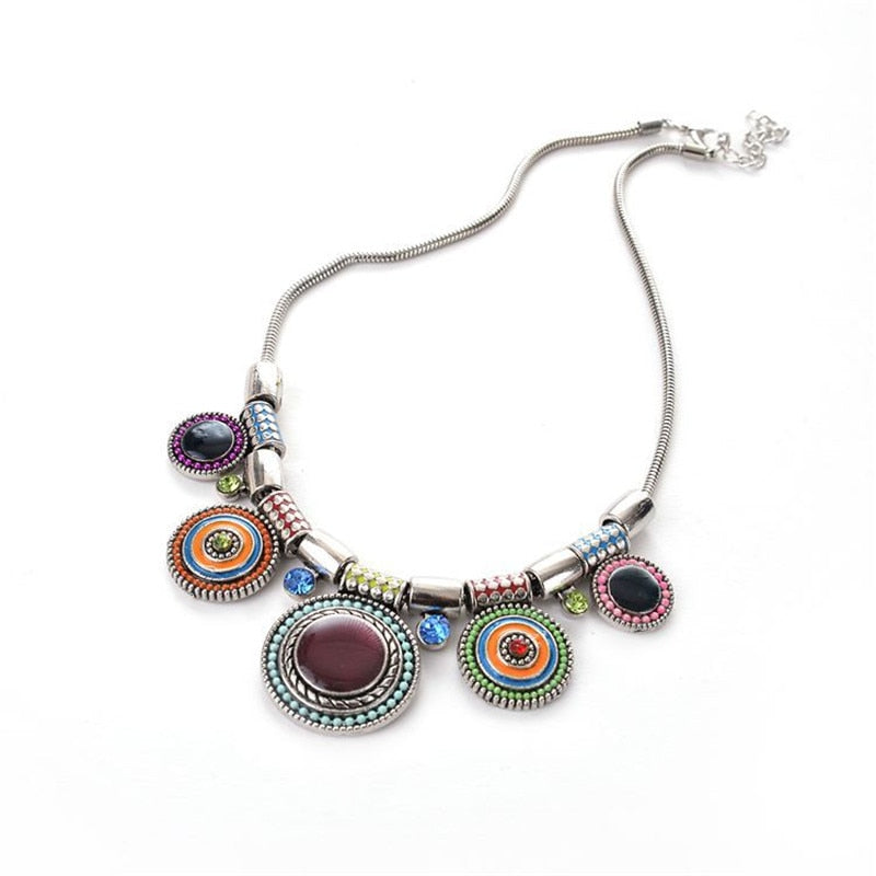 Retro Aztec Vibe Necklace