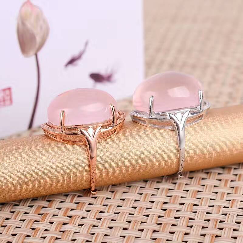 Vintage Rose Quartz Ring