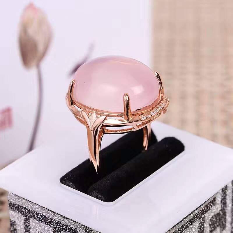 Vintage Rose Quartz Ring