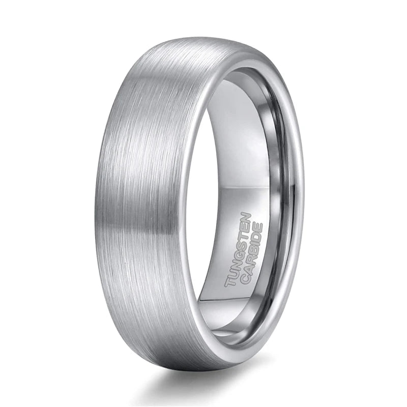 Tungsten Silver Sentinel Ring