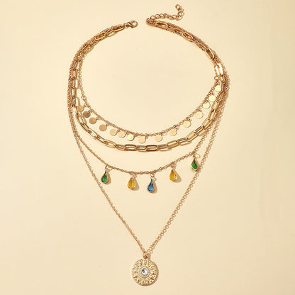 Boho Glam Layered Necklace