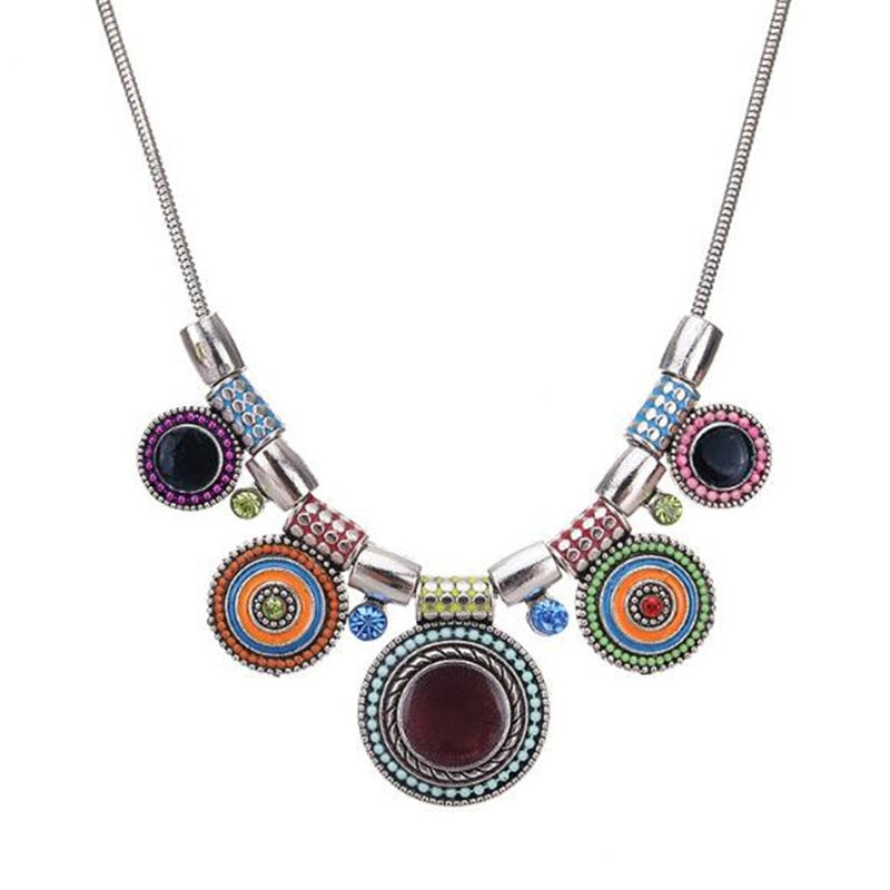 Retro Aztec Vibe Necklace