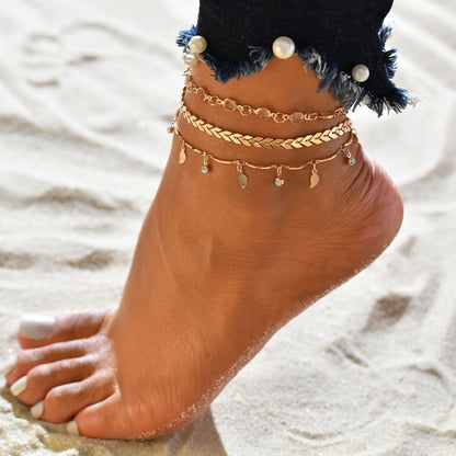 Boho Anklet Stack