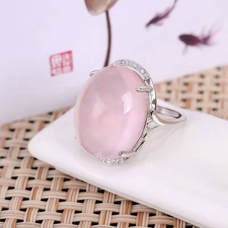 Vintage Rose Quartz Ring