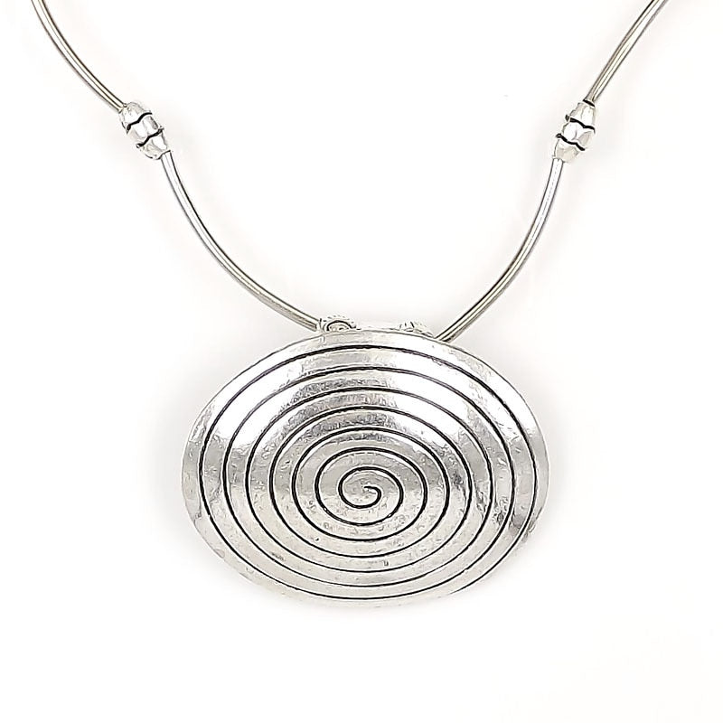 Vintage Spiral Necklace